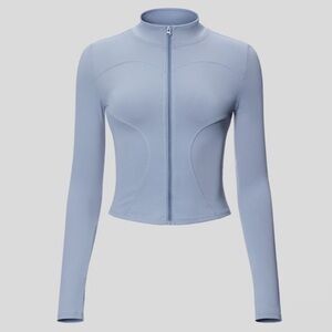 NWT HALARA Zipper Thumb Hole Yoga Jacket 
Color: Niagara Mist Size:Medium